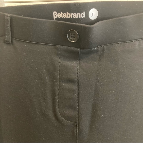 BETABRAND Sz XL Straight Leg Comfort Career Casual Trousers Pants - Picture 4 of 9